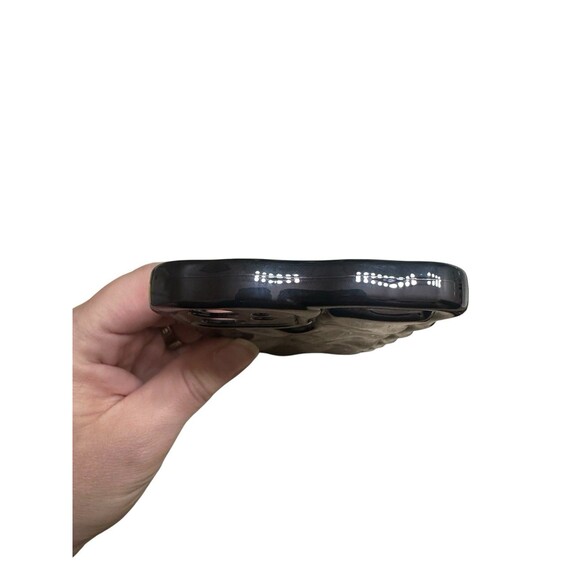 Iphone 14 Pro Black Wildflower Hard Case - Picture 5 of 5